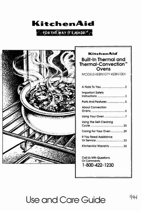 KitchenAid Convection Oven KEBN100Y-page_pdf